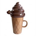 Copo Sorvete de Chocolate  